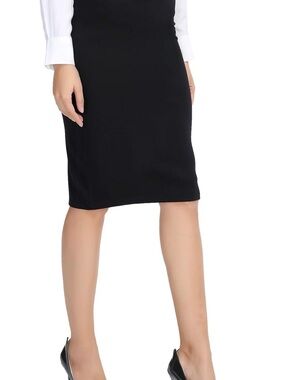 Classic Black Pencil Skirt - Women's Professional Skirt